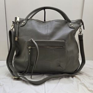 Steve Madden Olive Green Leather Satchel Bag | Satchel & Crossbody